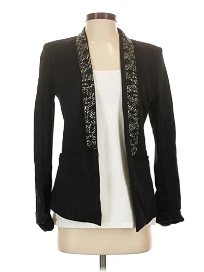 Pre-owned Minnie Rose Blazer Jacket In Black