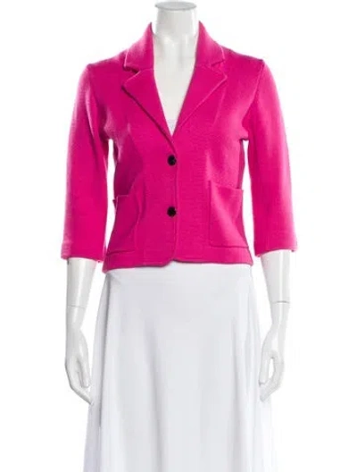 Pre-owned Minnie Rose Blazer In Pink
