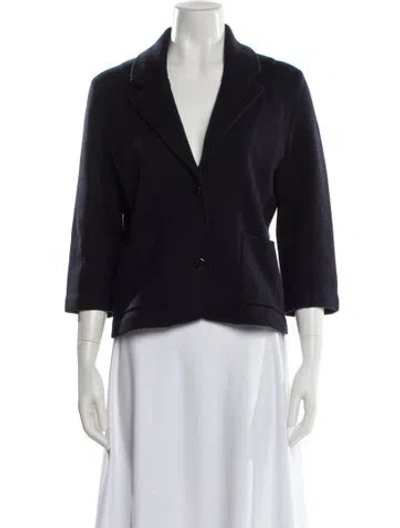 Pre-owned Minnie Rose Blazer In Purple