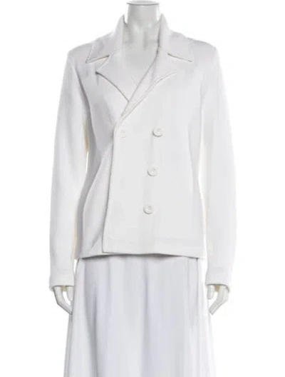 Pre-owned Minnie Rose Blazer W/ Tags In White