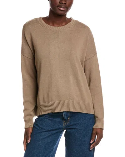 Minnie Rose Boxy Cashmere-blend Sweater In Neutral