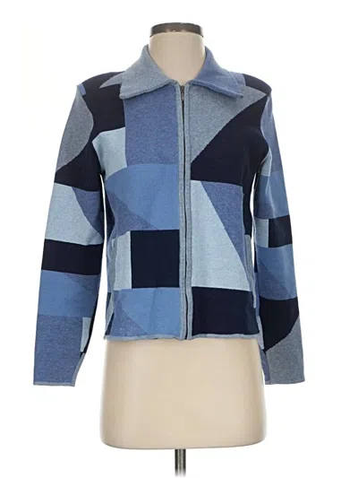 Pre-owned Minnie Rose Cardigan Sweater In Blue