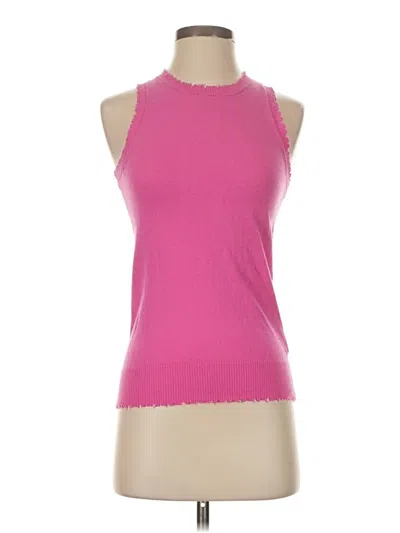 Pre-owned Minnie Rose Cardigan Sweater In Pink