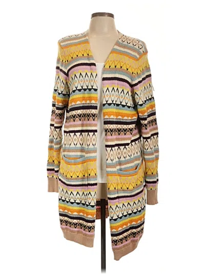 Pre-owned Minnie Rose Cardigan Sweater In Yellow
