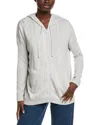Minnie Rose Cashmere-blend Oversized Zip Hoodie In Gray