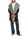 Minnie Rose Cashmere-blend Reversible Cardigan In Gray