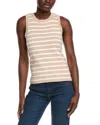 Minnie Rose Cashmere-blend Tank In Neutral