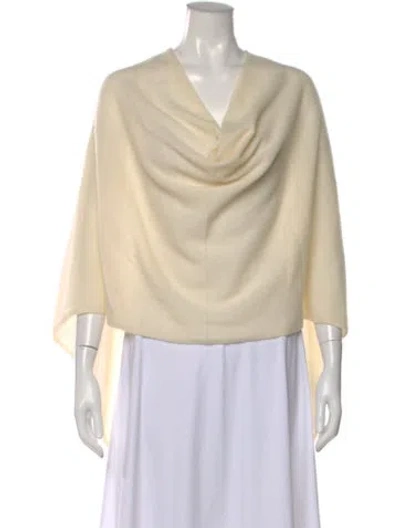 Pre-owned Minnie Rose Cashmere Cowl Neck Sweater In Neutral