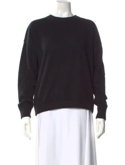Pre-owned Minnie Rose Cashmere Crew Neck Sweater In Blue