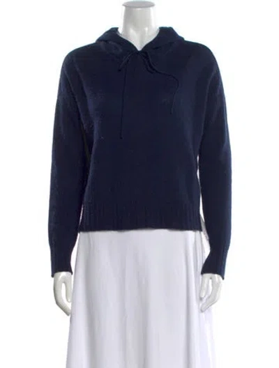 Pre-owned Minnie Rose Cashmere Crew Neck Sweater In Blue