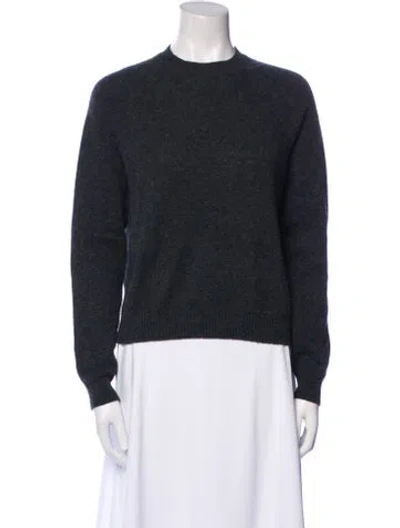 Pre-owned Minnie Rose Cashmere Crew Neck Sweater In Gray