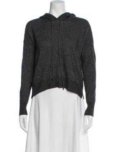 Pre-owned Minnie Rose Cashmere Crew Neck Sweater In Gray