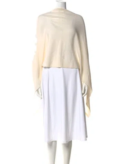 Pre-owned Minnie Rose Cashmere Crew Neck Sweater In Neutral