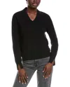 Minnie Rose Cashmere-blend Sweater In Black
