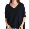 Minnie Rose Cashmere Pow Pow Sweater In Black