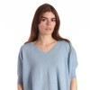 Minnie Rose Cashmere Pow Pow Sweater In Blue