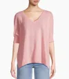 MINNIE ROSE CASHMERE POW POW SWEATER IN PINK PEARL