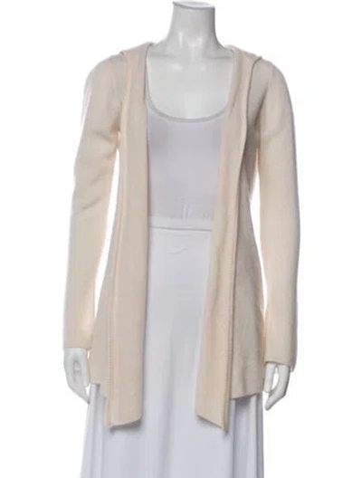 Pre-owned Minnie Rose Cashmere Scoop Neck Sweater In Neutral