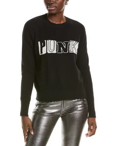 Minnie Rose Cashmere Sweater In Black