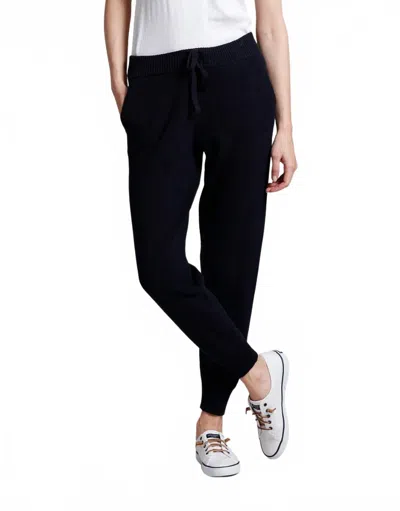 Minnie Rose Cotton Cashmere Baby Shaker Joggers In Navy In Blue