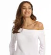 MINNIE ROSE COTTON SHAKER OFF THE SHOULDER