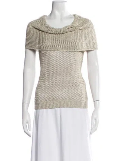 Pre-owned Minnie Rose Cowl Neck Sweater