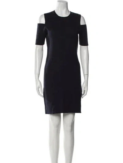 Pre-owned Minnie Rose Crew Neck Mini Dress In Multi