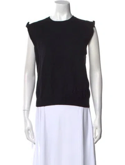 Pre-owned Minnie Rose Crew Neck Sweater In Black