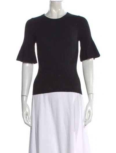Pre-owned Minnie Rose Crew Neck Sweater In Black