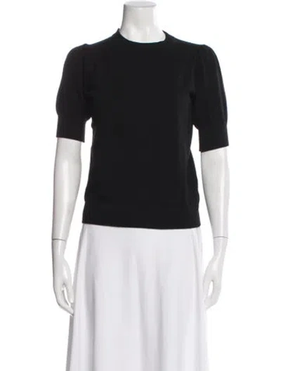 Pre-owned Minnie Rose Crew Neck Sweater In Black
