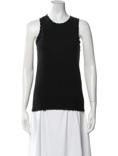 Pre-owned Minnie Rose Crew Neck Sweater In Black