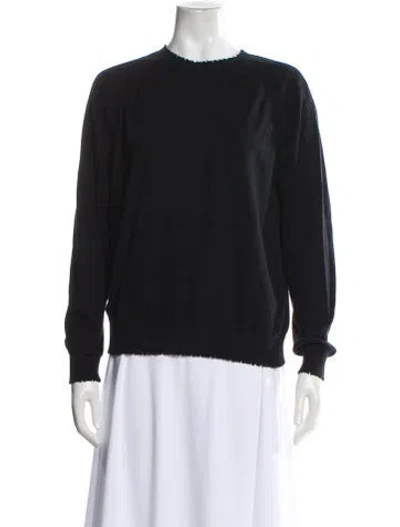 Pre-owned Minnie Rose Crew Neck Sweater In Blue