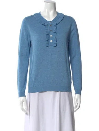 Pre-owned Minnie Rose Crew Neck Sweater In Blue