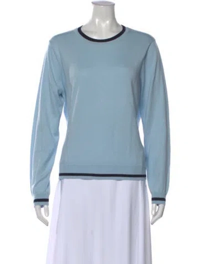 Pre-owned Minnie Rose Crew Neck Sweater In Blue