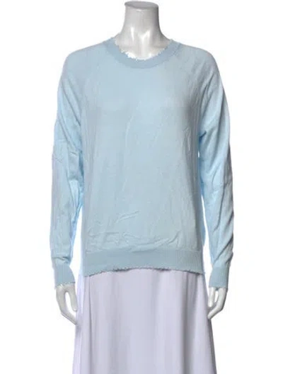 Pre-owned Minnie Rose Crew Neck Sweater In Blue