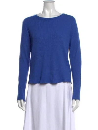 Pre-owned Minnie Rose Crew Neck Sweater In Blue
