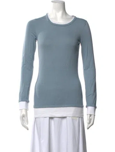 Pre-owned Minnie Rose Crew Neck Sweater In Blue