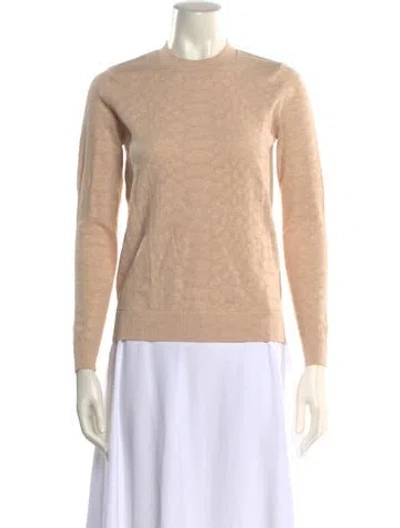 Pre-owned Minnie Rose Crew Neck Sweater In Neutral