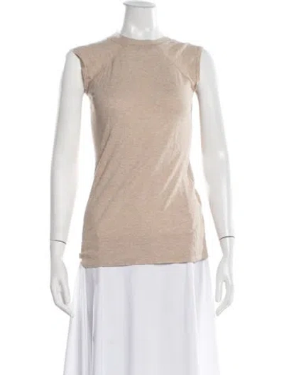 Pre-owned Minnie Rose Crew Neck Sweater In Neutral