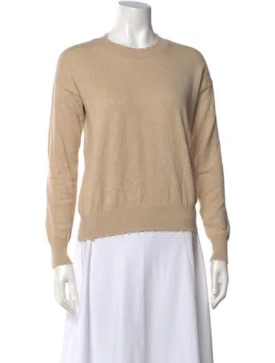 Pre-owned Minnie Rose Crew Neck Sweater In Neutral
