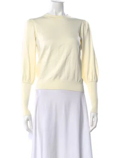 Pre-owned Minnie Rose Crew Neck Sweater In Neutral