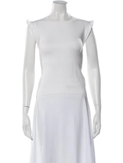Pre-owned Minnie Rose Crew Neck Sweater In Neutrals