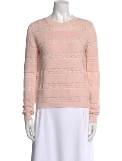 Pre-owned Minnie Rose Crew Neck Sweater In Pink