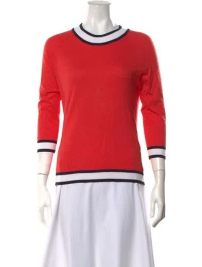 Pre-owned Minnie Rose Crew Neck Sweater In Pink