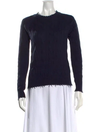 Pre-owned Minnie Rose Crew Neck Sweater W/ Tags In Black