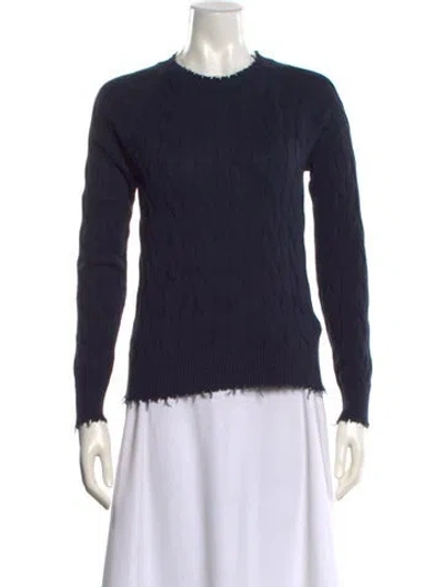 Pre-owned Minnie Rose Crew Neck Sweater W/ Tags In Black