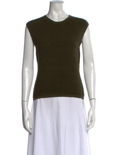 Pre-owned Minnie Rose Crew Neck Sweater W/ Tags In Green