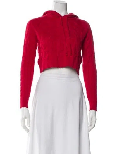Pre-owned Minnie Rose Crew Neck Sweater W/ Tags In Red
