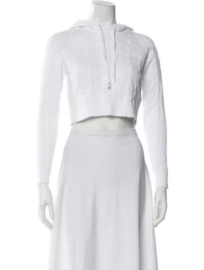 Pre-owned Minnie Rose Crew Neck Sweater W/ Tags In White