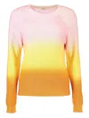 Minnie Rose Crew-neck Sweater In Yellow
